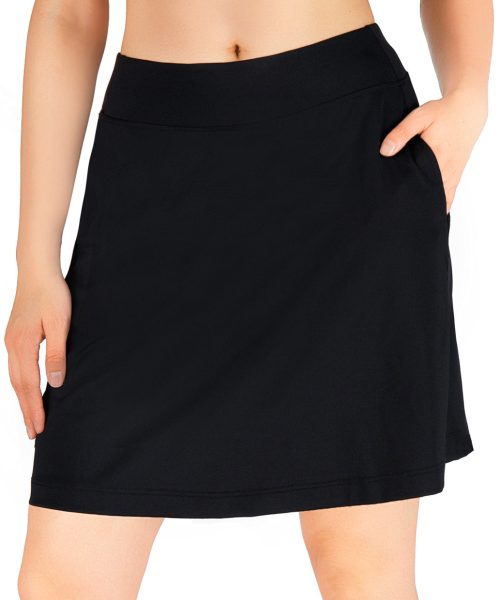 Long Skort, 4 Pockets, 17"