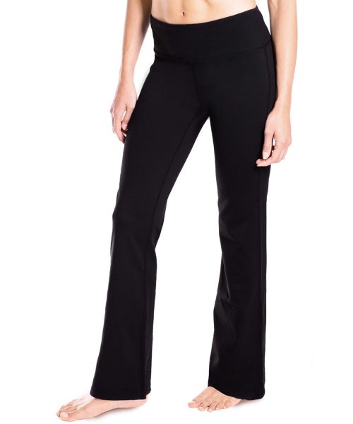 Essential Bootcut Yoga Pants (Black)