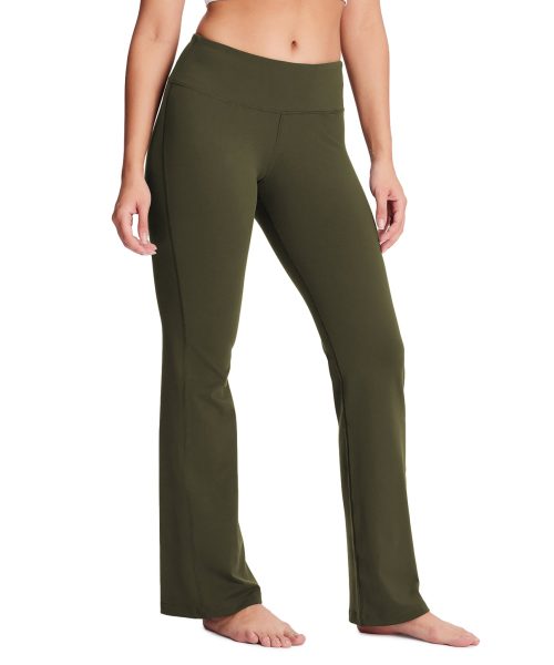 Essential Bootcut Yoga Pants (Dark Olive)